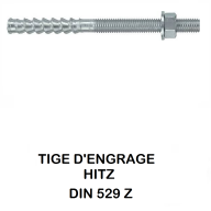 TIGES FILETÉES ET RACCORDS 